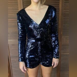 Sequins Jumpsuit - L
